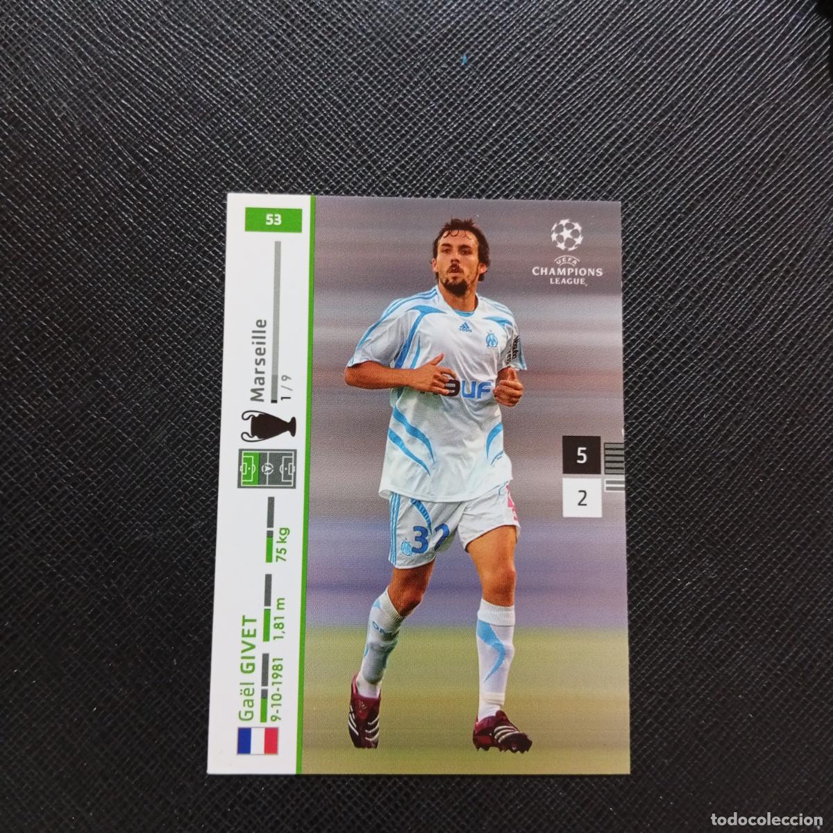Football Stickers: 53 GIVET MARSELLA PANINI TRADING CARDS UEFA CHAMPIONS LEAGUE 2007 2008 - (MD2002-2) PG41