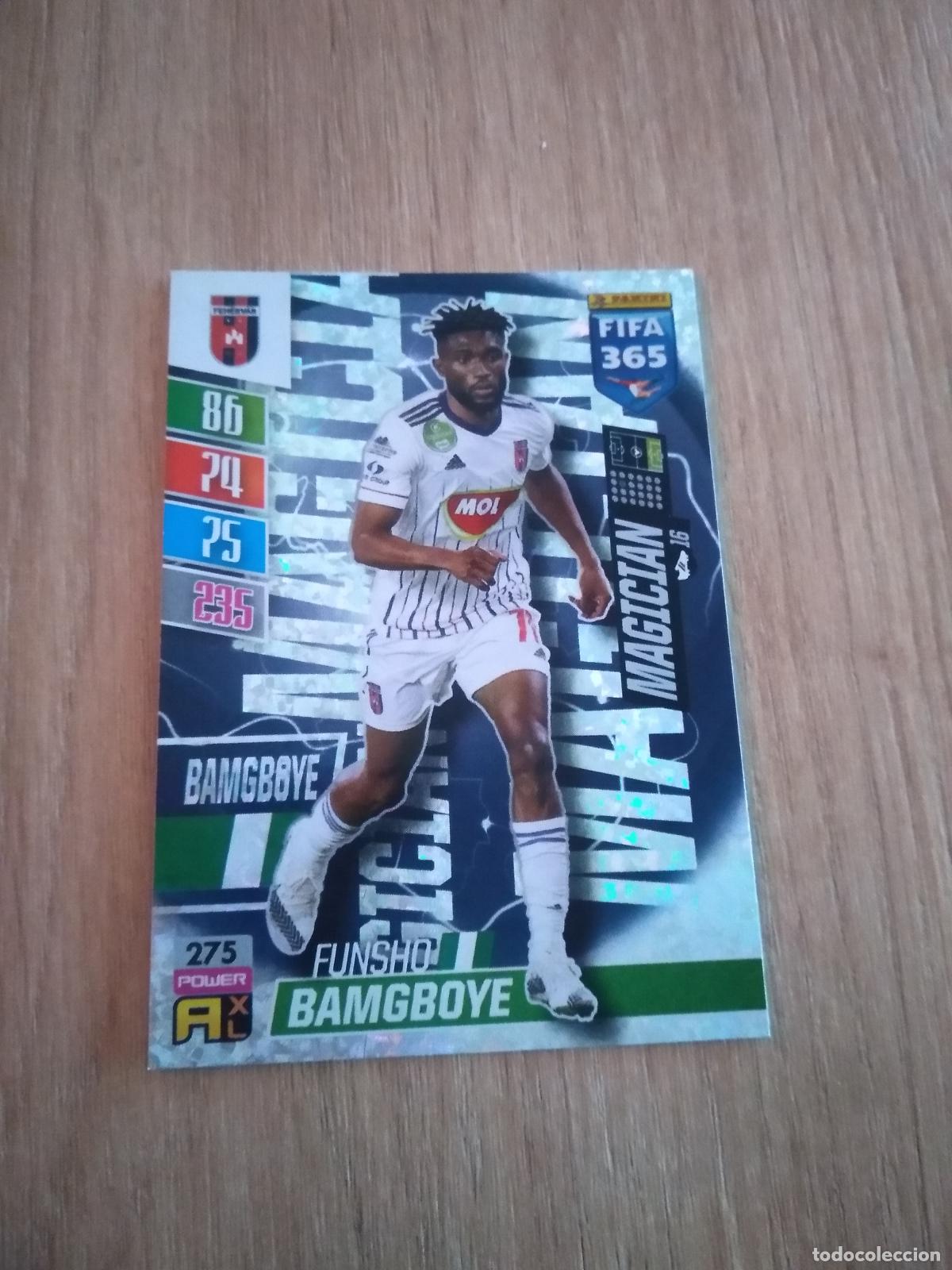 Football Stickers: 275 FUNSHO BAMGBOYE FEHERVAR CROMO FUTBOL PANINI ADRENALYN 21-22 FIFA 365 2021-2022