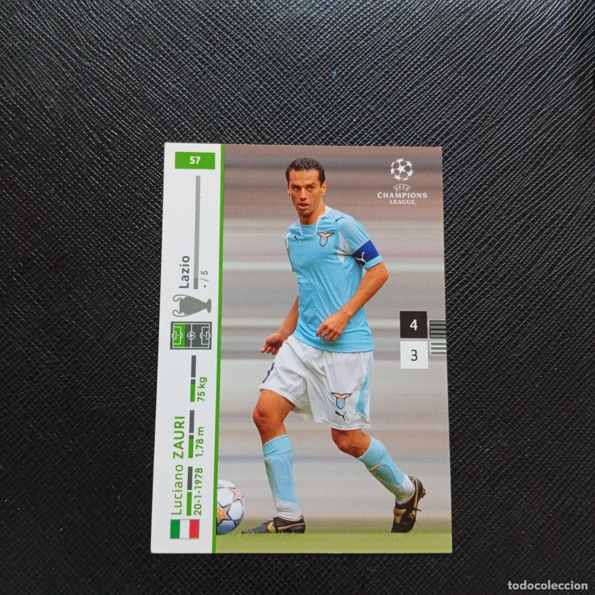 Football Stickers: 57 ZAURI LAZIO PANINI TRADING CARDS UEFA CHAMPIONS LEAGUE 2007 2008 - (MD2002-2) PG41