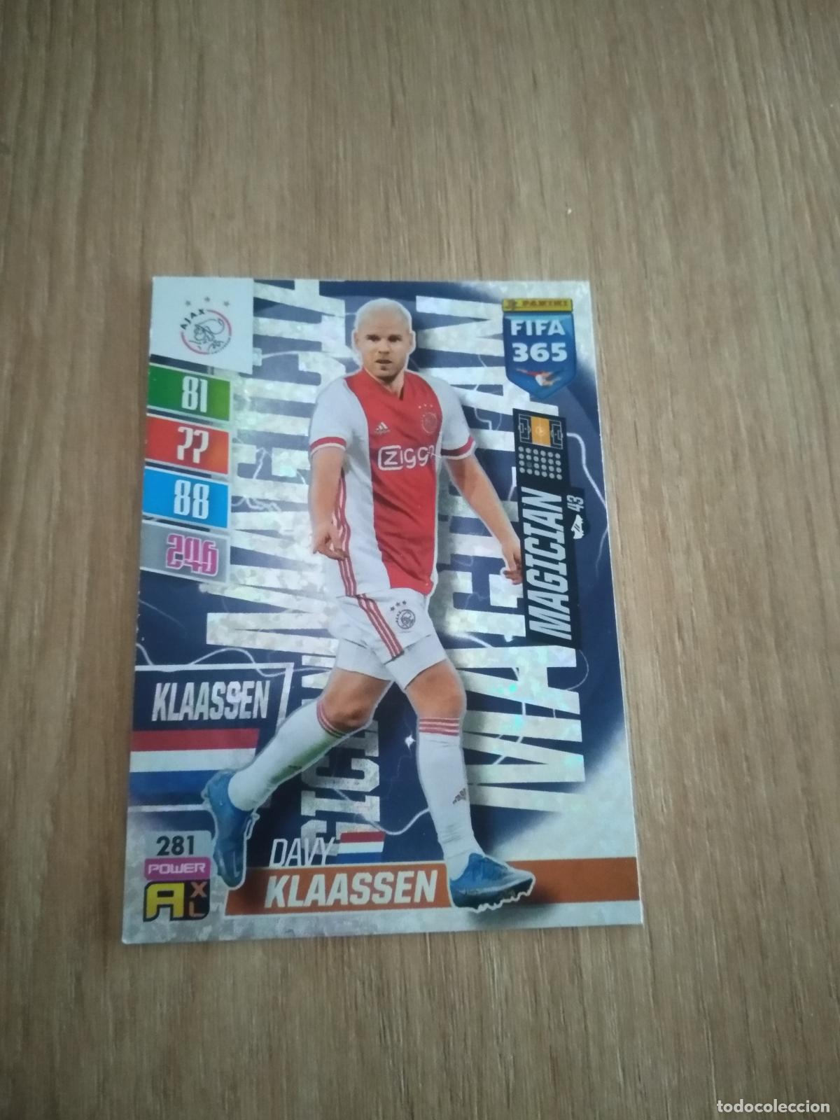 Cromos de F&uacute;tbol: 281 KLAASSEN AJAX CROMO FUTBOL PANINI ADRENALYN 21-22 FIFA 365 2021-2022