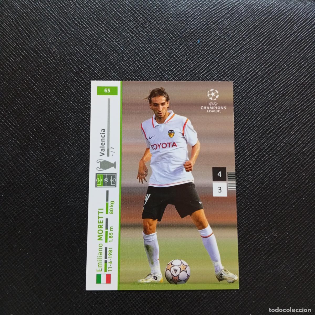 Cromos de F&uacute;tbol: 65 MORETTI VALENCIA PANINI TRADING CARDS UEFA CHAMPIONS LEAGUE 2007 2008 - (MD2002-2) PG42