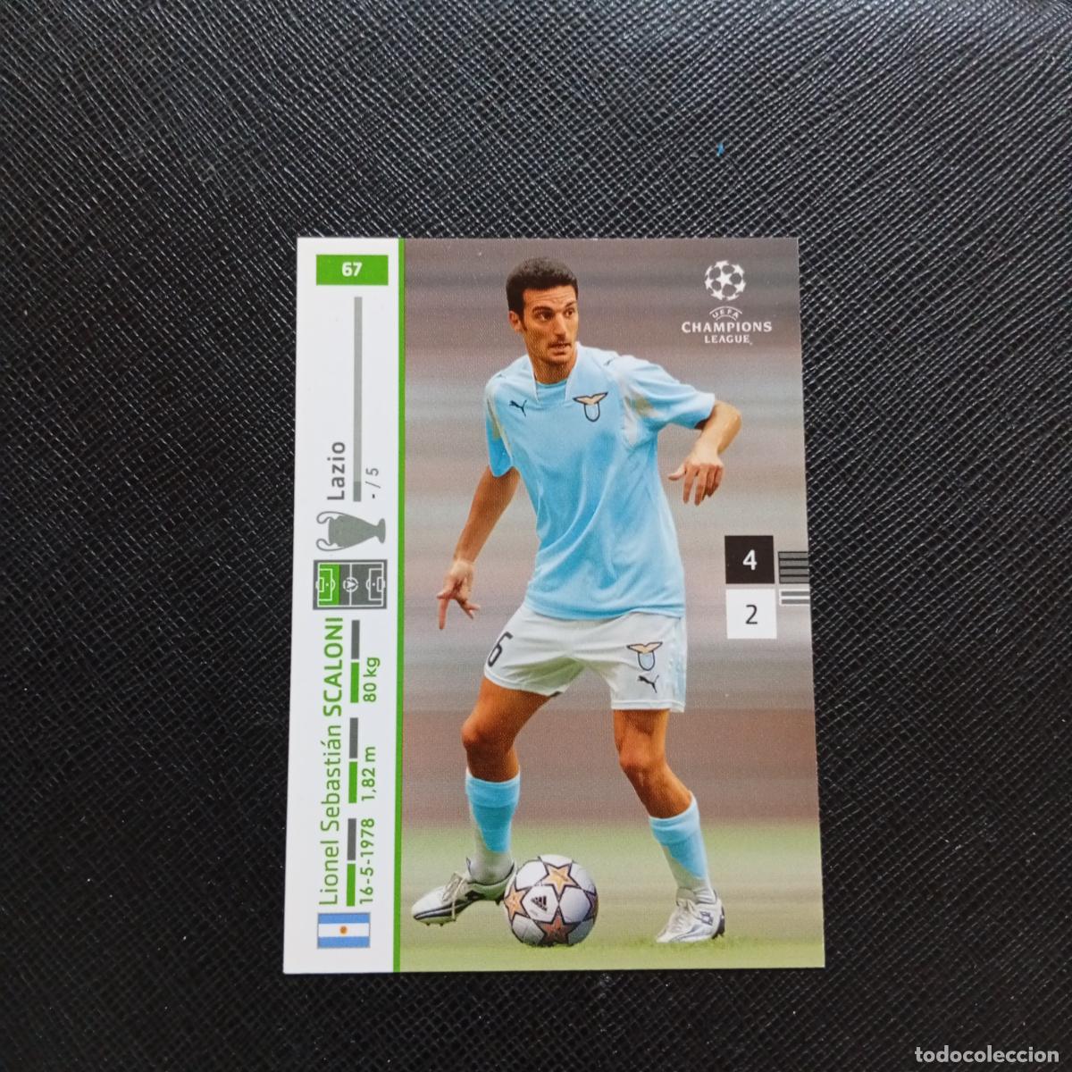 Cromos de F&uacute;tbol: 67 SCALONI LAZIO PANINI TRADING CARDS UEFA CHAMPIONS LEAGUE 2007 2008 - (MD2002-2) PG42