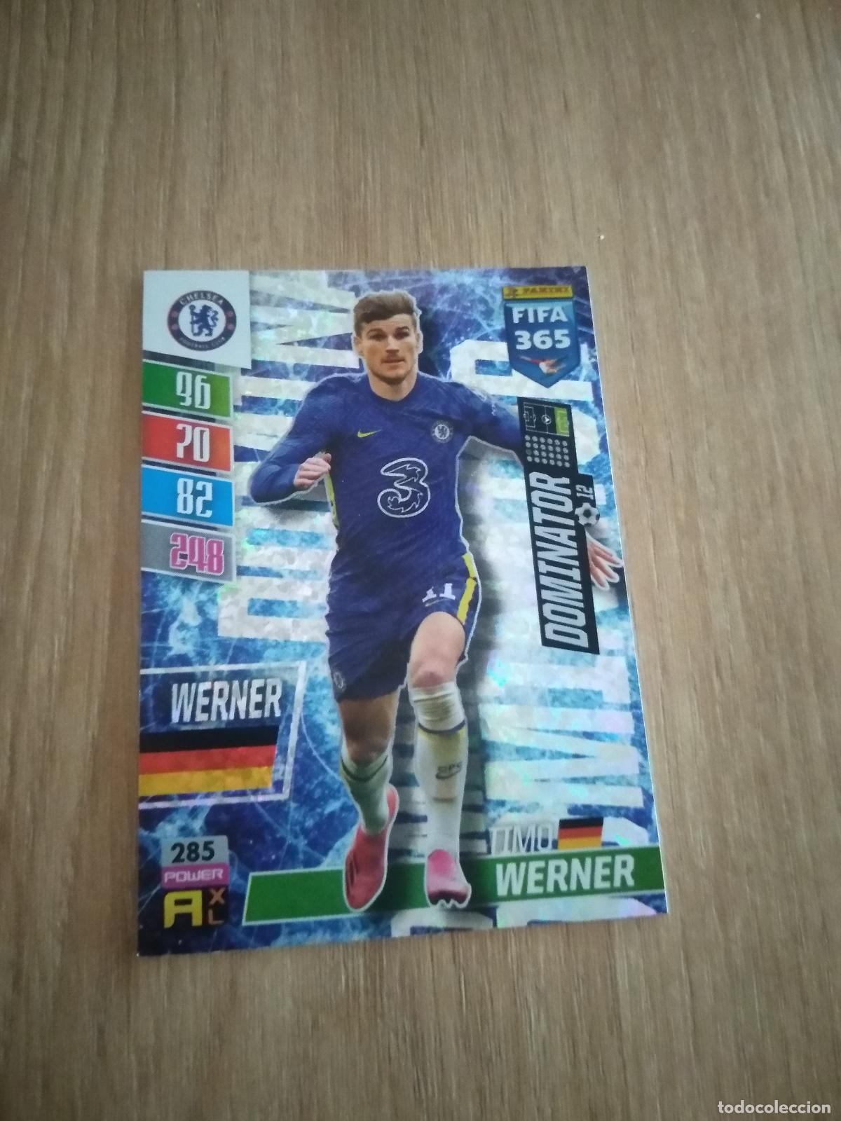 Cromos de F&uacute;tbol: 285 TIMO WERNER CHELSEA CROMO FUTBOL PANINI ADRENALYN 21-22 FIFA 365 2021-2022