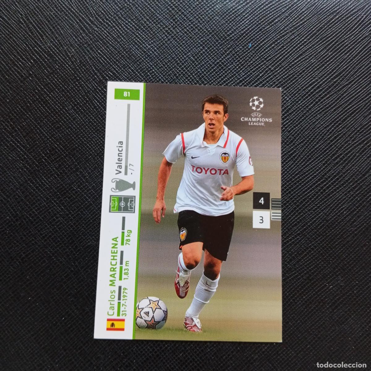 Football Stickers: 81 MARCHENA VALENCIA PANINI TRADING CARDS UEFA CHAMPIONS LEAGUE 2007 2008 - (MD2002-2) PG42