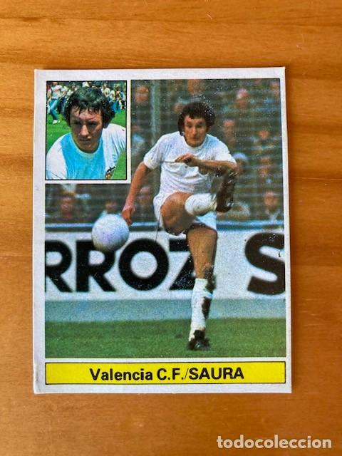 Cromos de F&uacute;tbol: SAURA VALENCIA 81-82 ESTE RECUPERADO