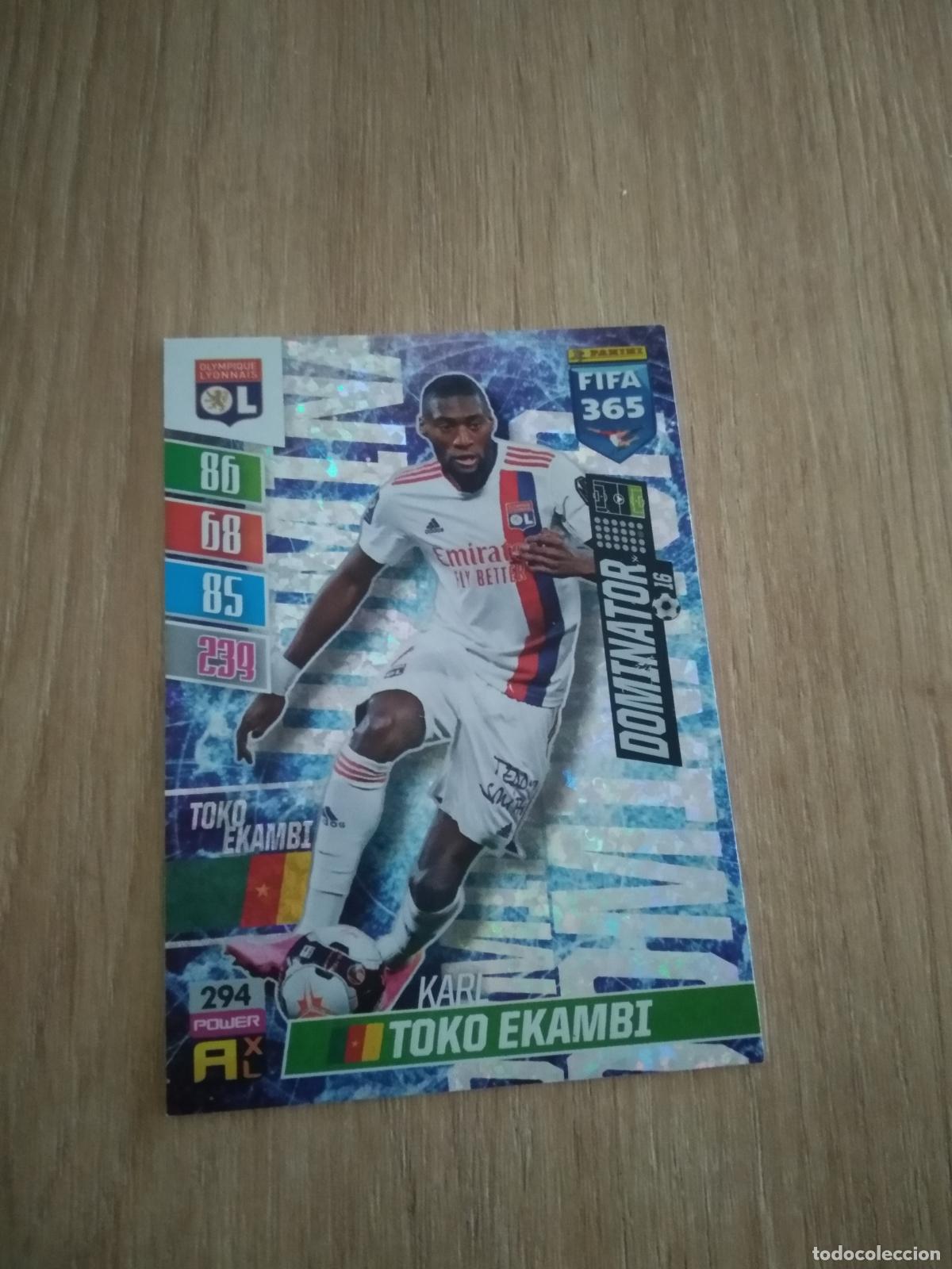 Cromos de F&uacute;tbol: 294 TOKO EKAMBI OLYMPIQUE LYON CROMO FUTBOL PANINI ADRENALYN 21-22 FIFA 365 2021-2022