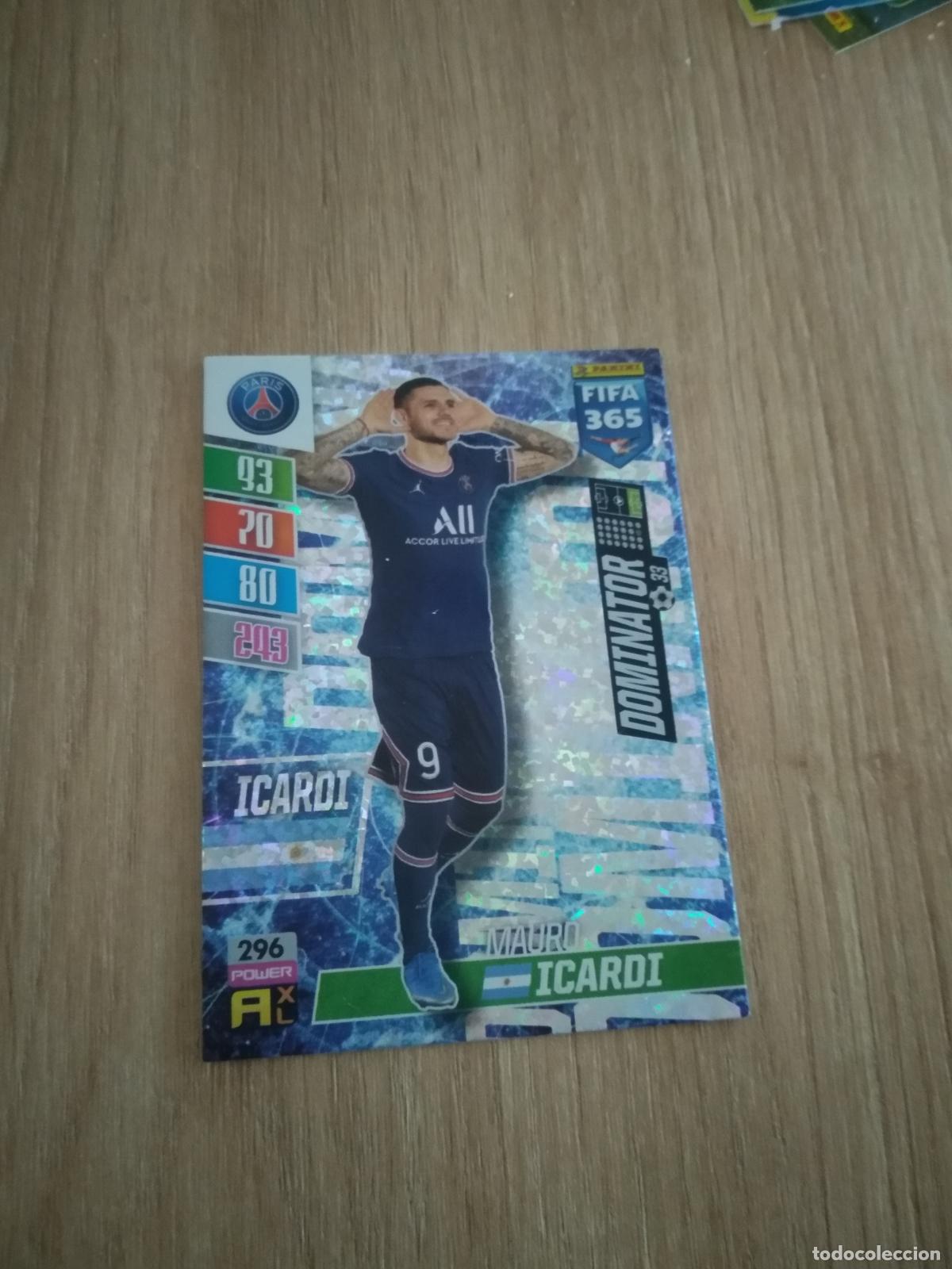 Cromos de F&uacute;tbol: 296 ICARDI PARIS SAINT GERMAIN PSG CROMO FUTBOL PANINI ADRENALYN 21-22 FIFA 365 2021-2022