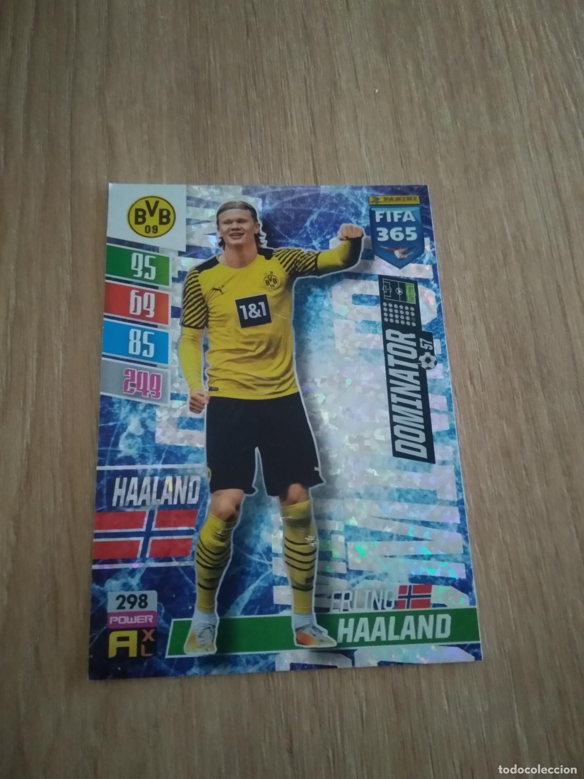 Cromos de F&uacute;tbol: 298 HAALAND BORUSSIA DORTMUND CROMO FUTBOL PANINI ADRENALYN 21-22 FIFA 365 2021-2022