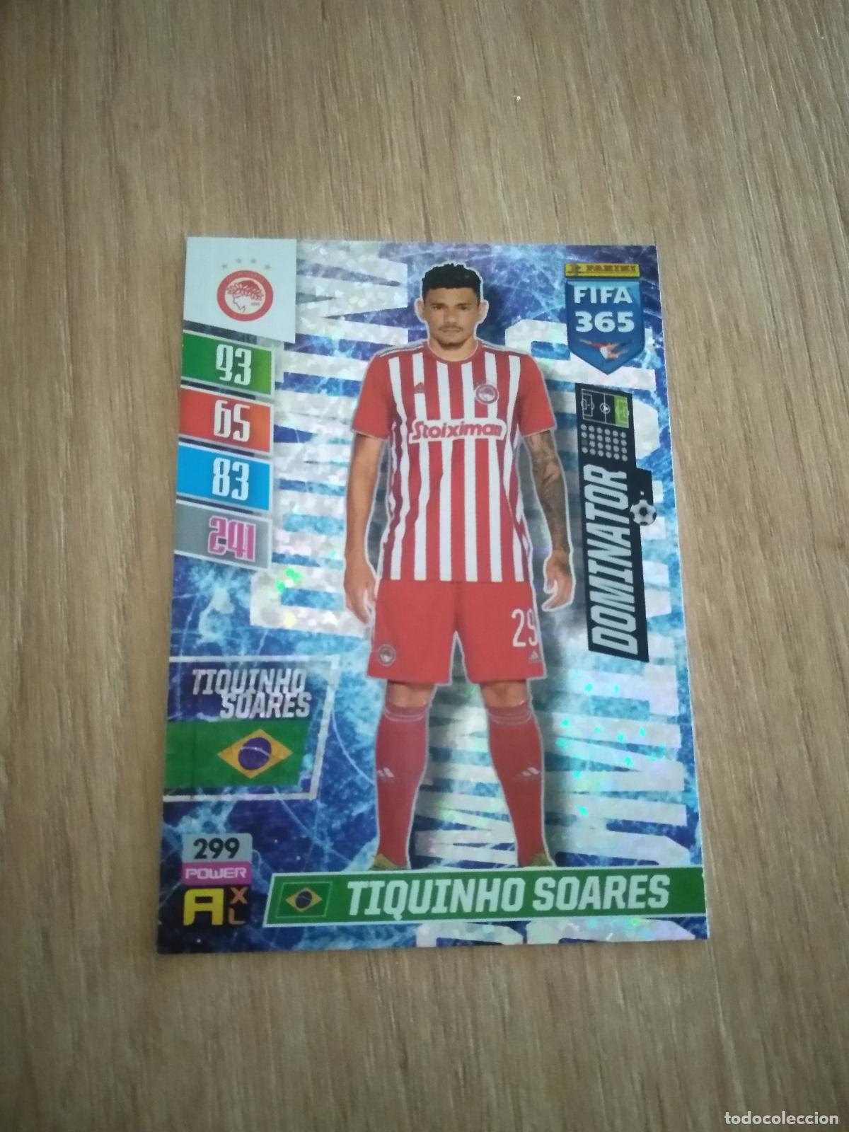 Cromos de F&uacute;tbol: 299 TIQUINHO SOARES OLYMPIACOS CROMO FUTBOL PANINI ADRENALYN 21-22 FIFA 365 2021-2022