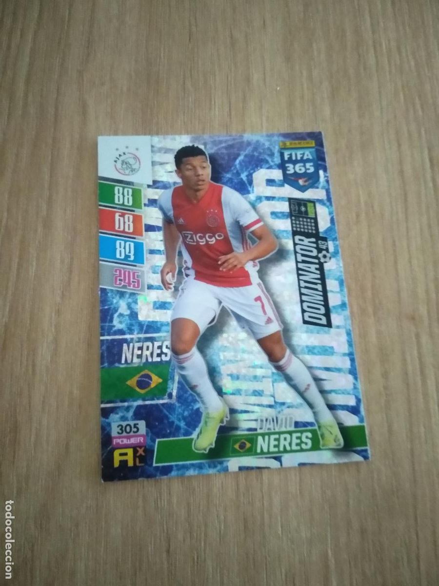 Cromos de F&uacute;tbol: 305 DAVID NERES AJAX CROMO FUTBOL PANINI ADRENALYN 21-22 FIFA 365 2021-2022