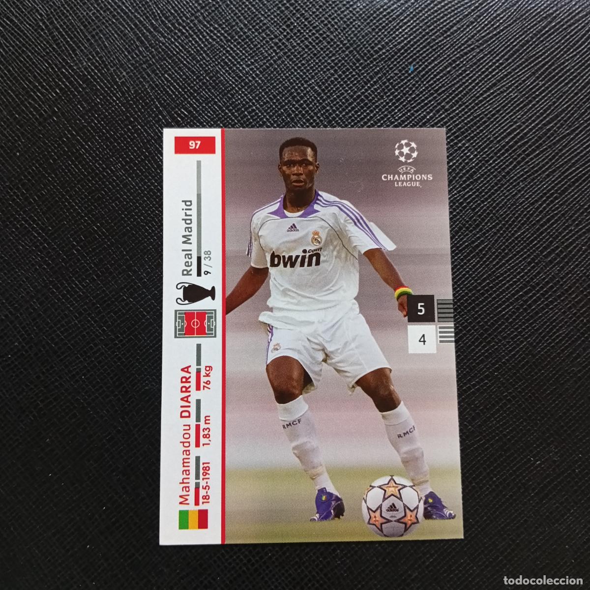 Cromos de F&uacute;tbol: 97 DIARRA REAL MADRID PANINI TRADING CARDS UEFA CHAMPIONS LEAGUE 2007 2008 - (MD2002-2) PG43