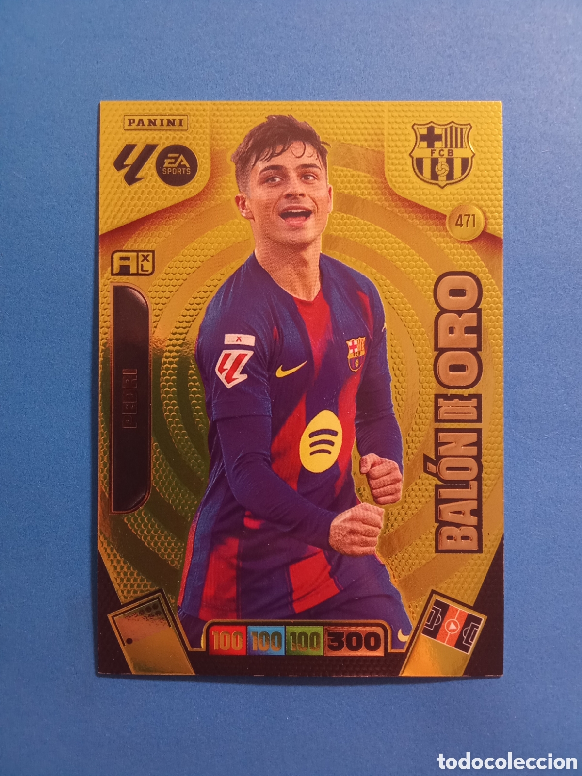 Cartes &agrave; collectionner de Football: CROMO BALON DE ORO 471 PEDRI BARCELONA ADRENALYN 25-26