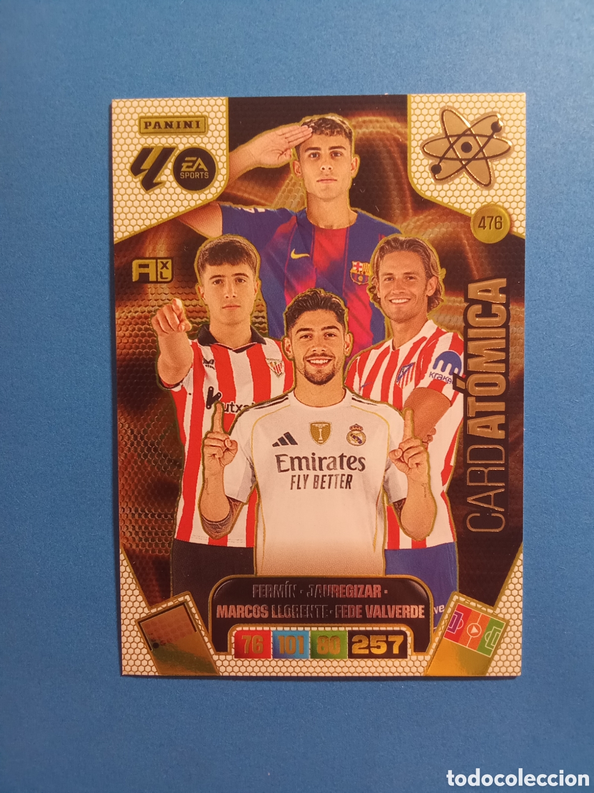 Cromos de F&uacute;tbol: CROMO 476 CARD ATOMICA ADRENALYN 25-26