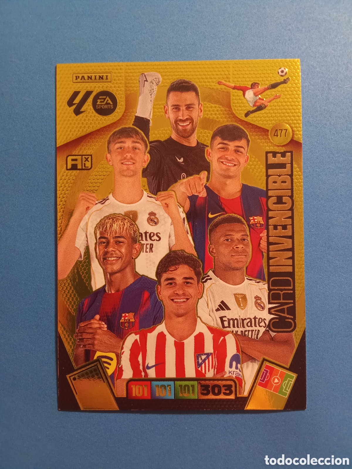 Cromos de F&uacute;tbol: CROMO 477 CARD INVENCIBLE ADRENALYN 25-26