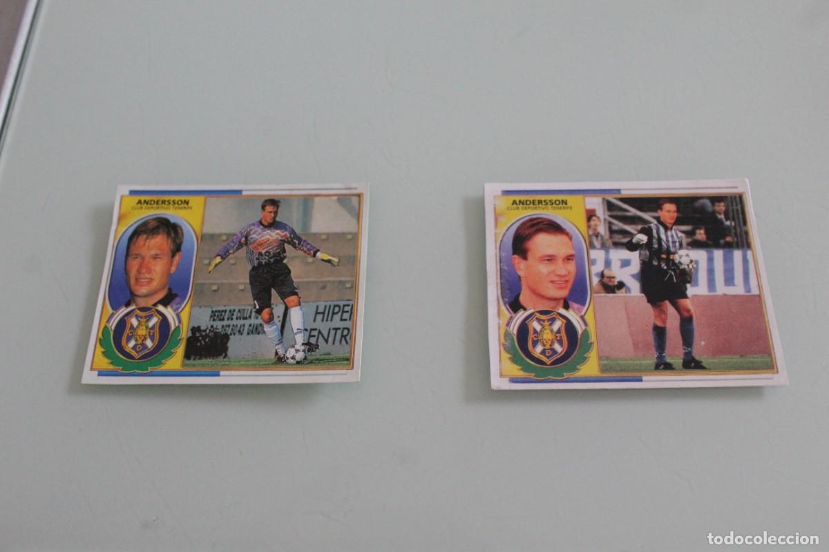 Cromos de F&uacute;tbol: ESTE 96 97 ANDERSSON FICHAJE N&ordm; 21 RECUPERADO DE &Aacute;LBUM + REGALO (LEER DESCRIPCI&Oacute;N ANUNCIO)