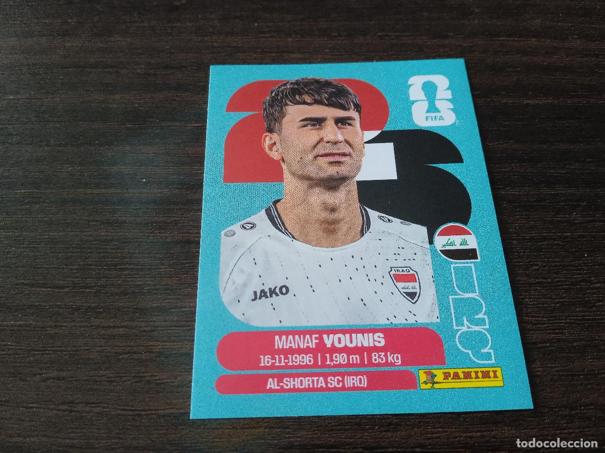 Cromos de F&uacute;tbol: Cromo Mundial Futbol 2026 Panini canada usa Mexico IRAQ manaf Vounis IRQ 8