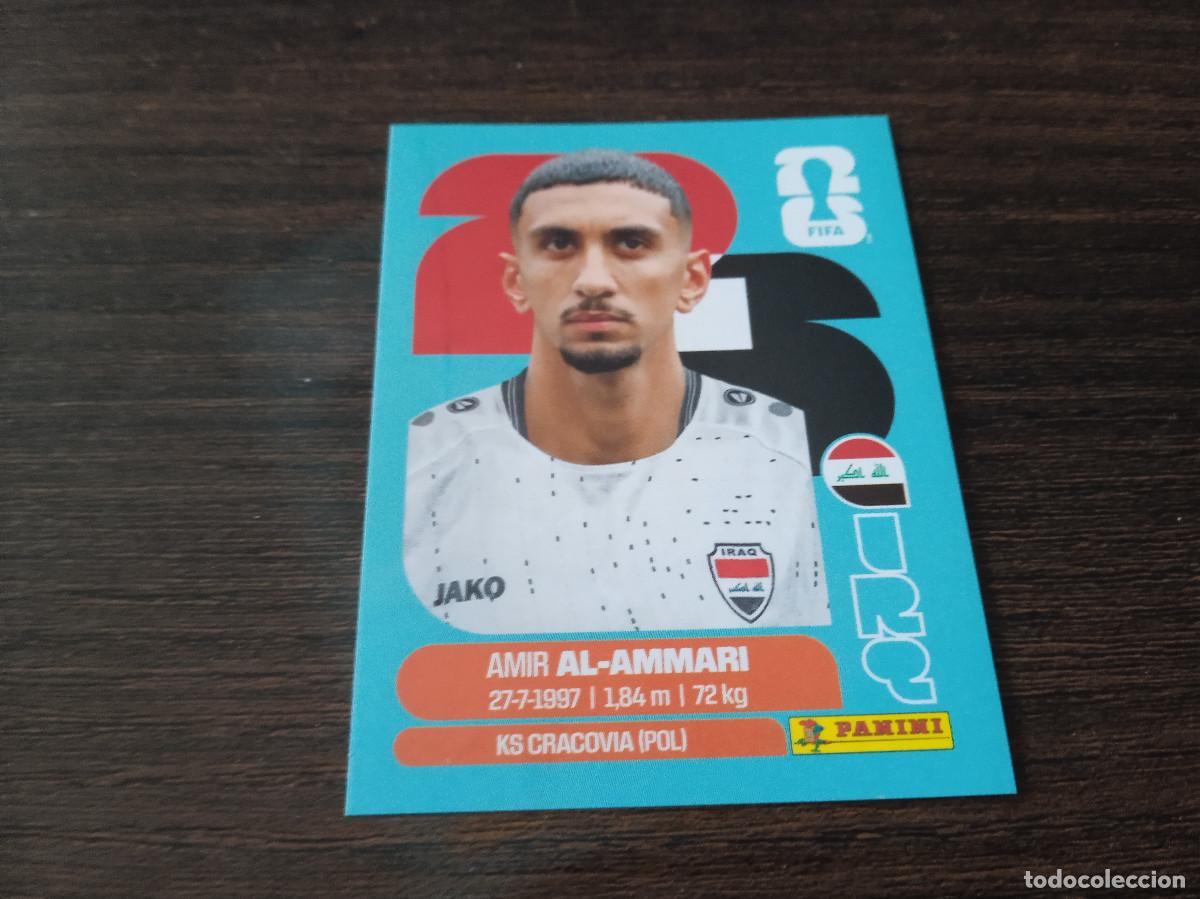 Cromos de F&uacute;tbol: Cromo Mundial Futbol 2026 Panini canada usa Mexico IRAQ AMir Al-Ammari IRQ 10