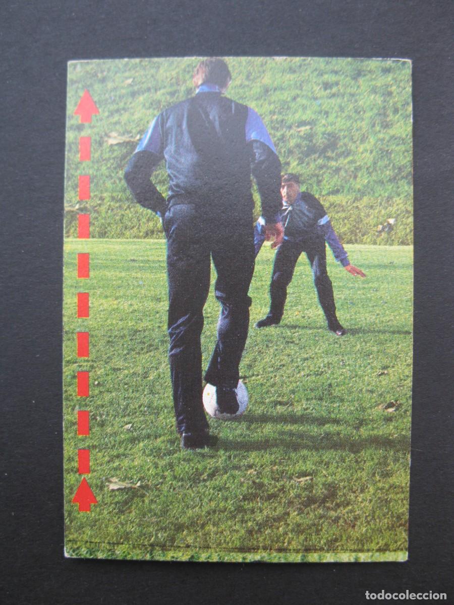 Cromos de F&uacute;tbol: APRENDE A JUGAR A F&Uacute;TBOL CON JOHAN CRUYFF - CROMO N&ordm; 220 - GEPRODESA - NUNCA PEGADO.