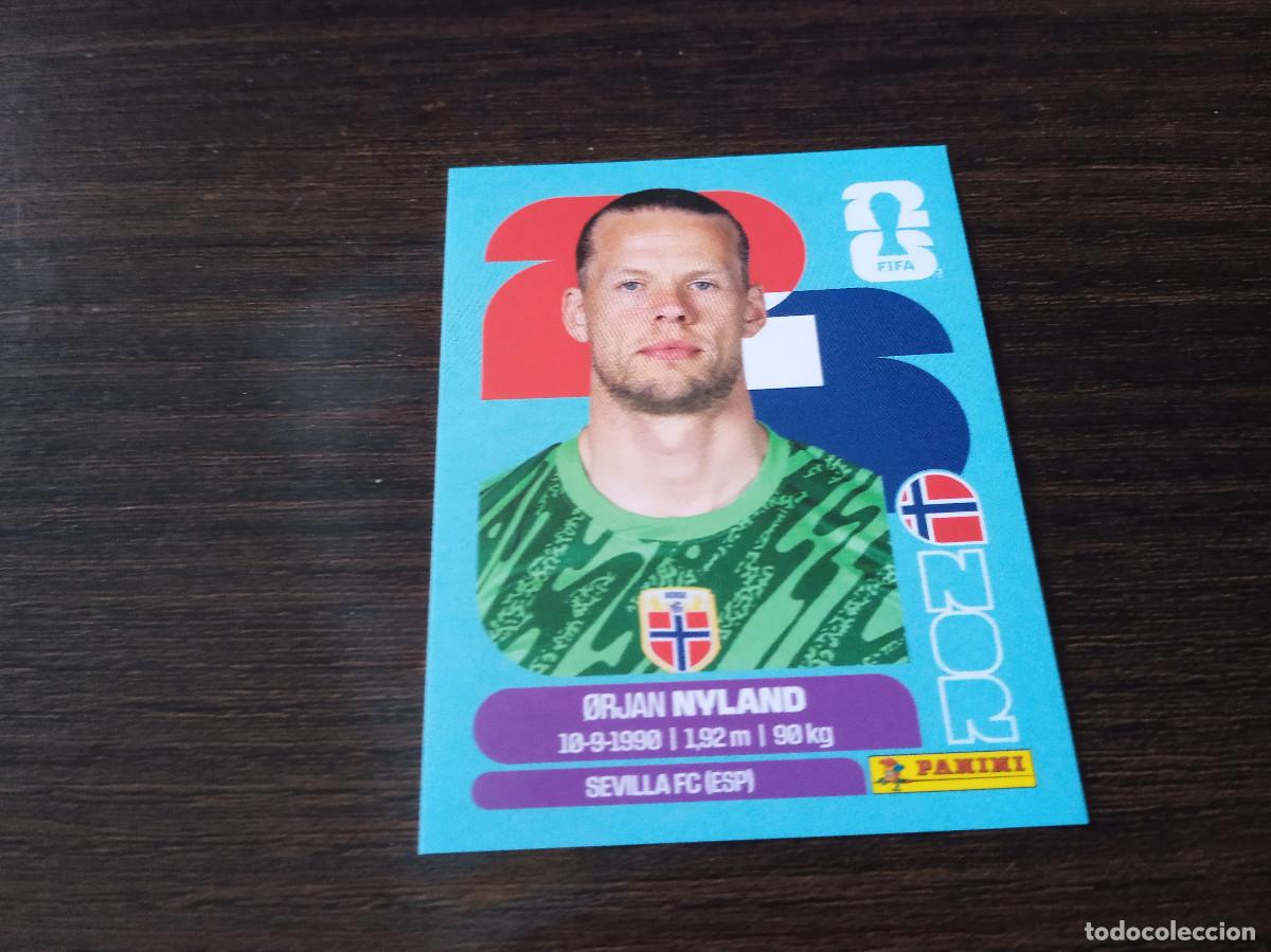 Cromos de F&uacute;tbol: Cromo Mundial Futbol 2026 Panini canada usa Mexico Noruega Orjan Nyland NOR 2