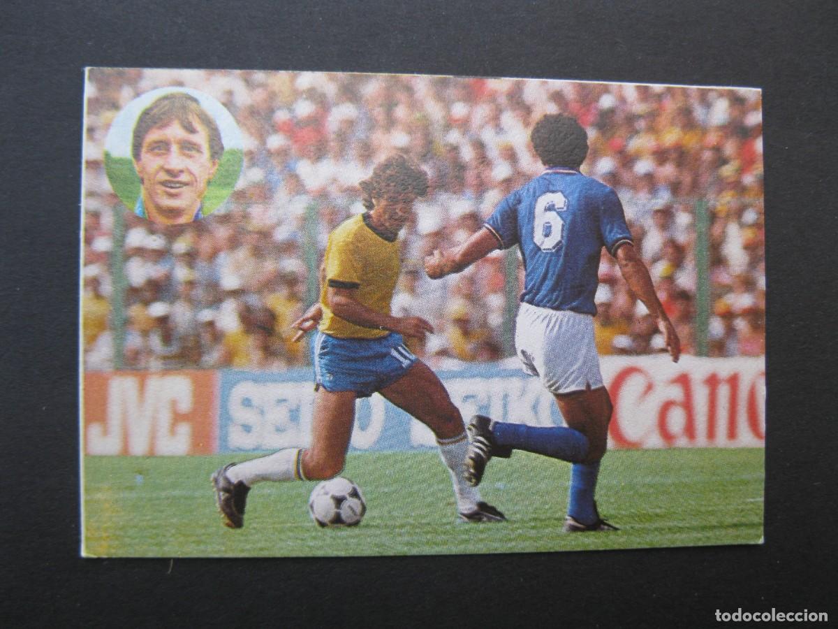 Cromos de F&uacute;tbol: APRENDE A JUGAR A F&Uacute;TBOL CON JOHAN CRUYFF - CROMO N&ordm; 217 - ZICO - GEPRODESA - NUNCA PEGADO.