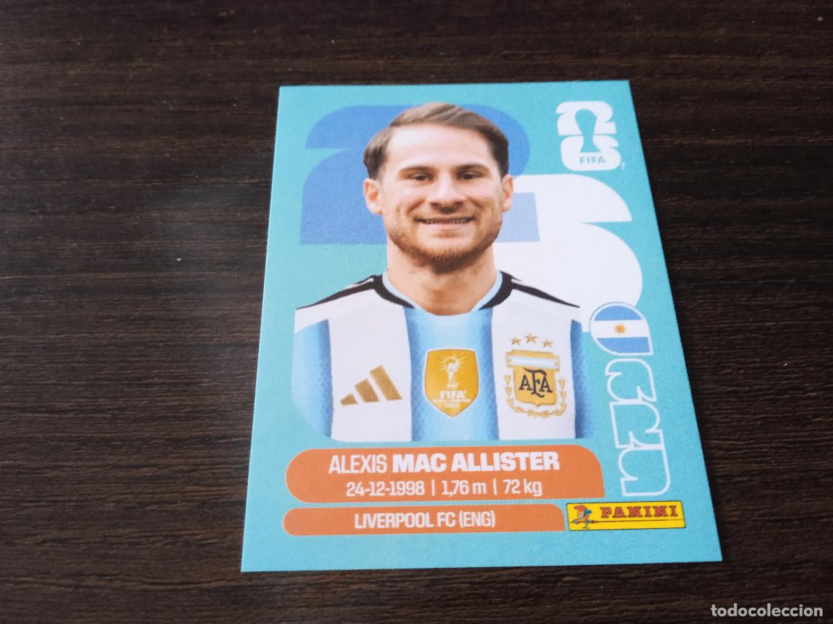 Cromos de F&uacute;tbol: Cromo Mundial Futbol 2026 Panini canada usa Mexico Argentina Alexis Mac Allister ARG 9