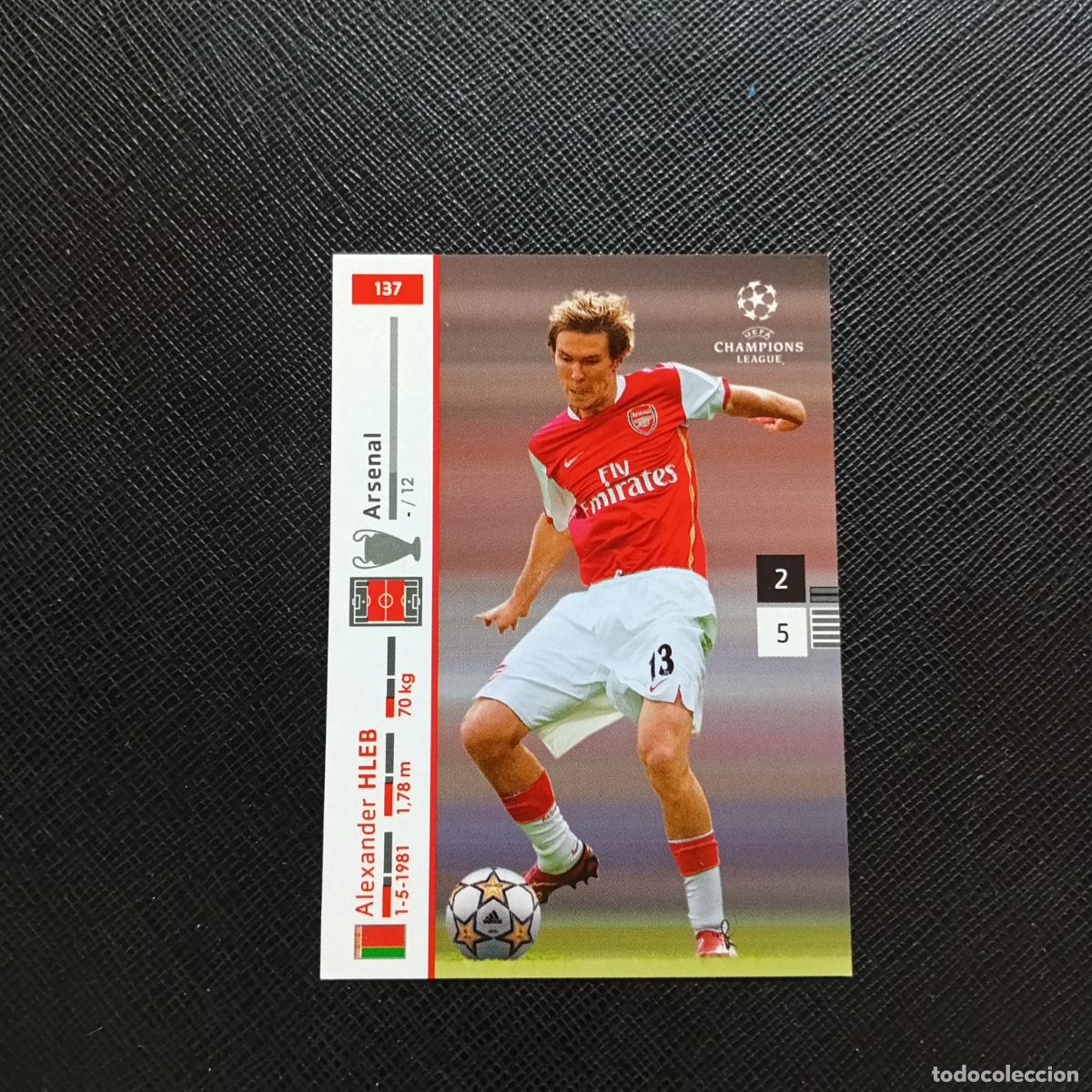 Fu&szlig;ball-Sticker: 137 HLEB ARSENAL PANINI TRADING CARDS UEFA CHAMPIONS LEAGUE 2007 2008 - (MD2002-2) PG44