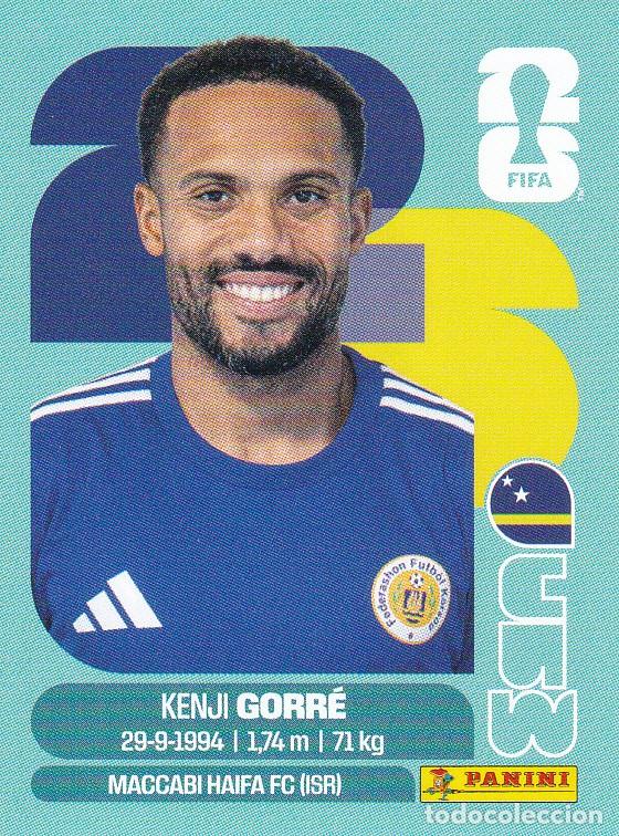 Fu&szlig;ball-Sticker: FIFA WORLD CUP 2026 * KENJI GORR&Eacute; N&ordm; 15 * DE CURA&ccedil;AO - NUEVO DE SOBRE (A-18)