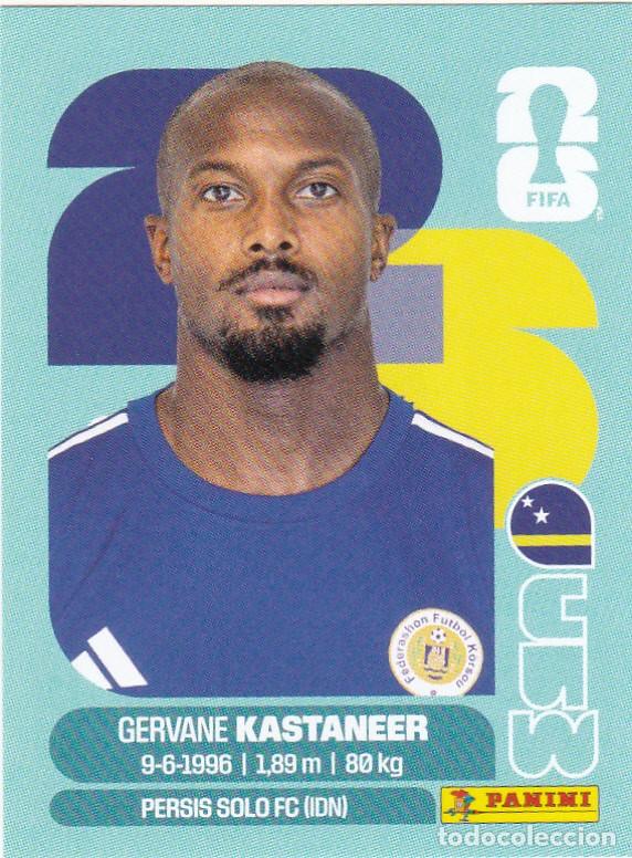 Fu&szlig;ball-Sticker: FIFA WORLD CUP 2026 * KASTANEER N&ordm; 19 * DE CURA&ccedil;AO - NUEVO DE SOBRE (A-18)