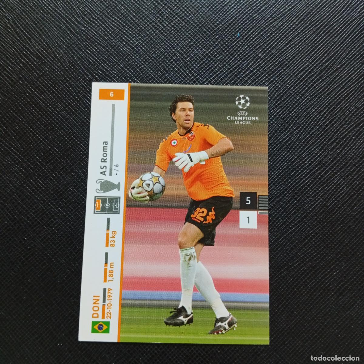 Cromos de F&uacute;tbol: 6 DONI ROMA PANINI TRADING CARDS UEFA CHAMPIONS LEAGUE 2007 2008 - (MD2002-2) PG45