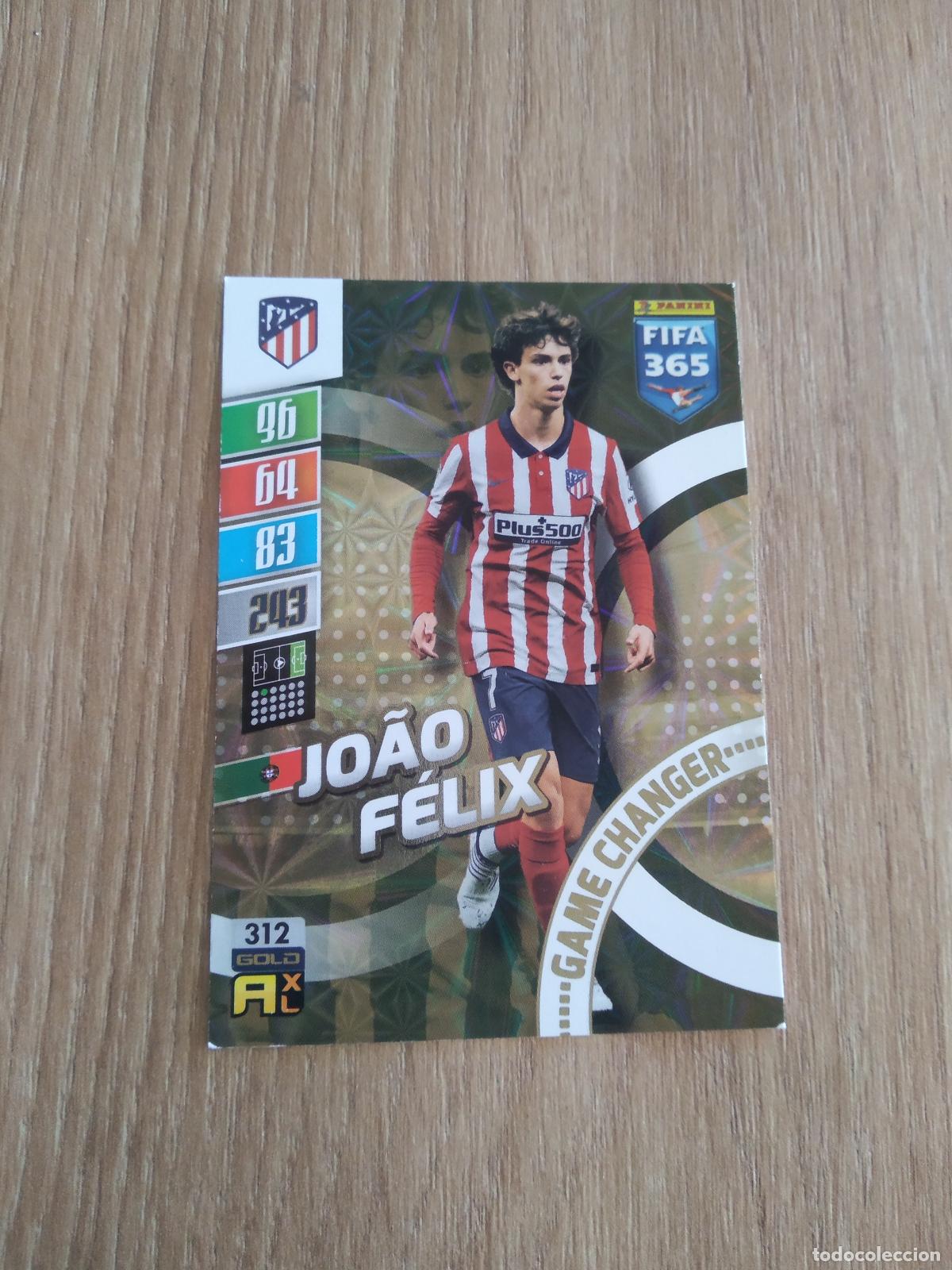 Cromos de F&uacute;tbol: 312 JOAO FELIX ATLETICO DE MADRID CROMO FUTBOL PANINI ADRENALYN 21-22 FIFA 365 2021-2022