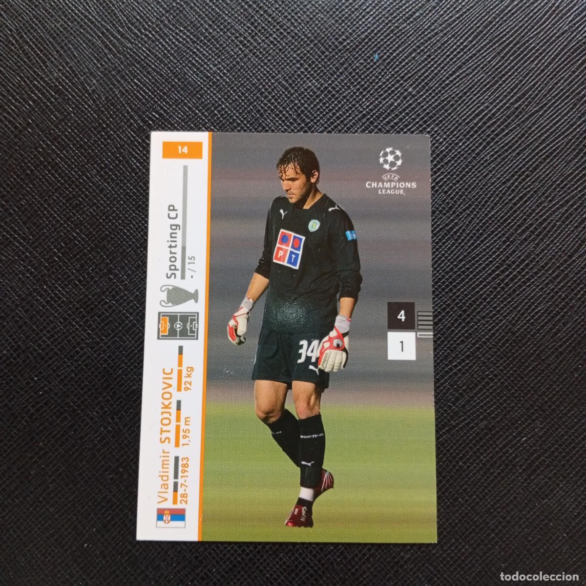 Cromos de F&uacute;tbol: 14 STOJKOVIC SPORTING LISBOA PANINI TRADING CARDS UEFA CHAMPIONS LEAGUE 2007 2008 - (MD2002-2) PG45