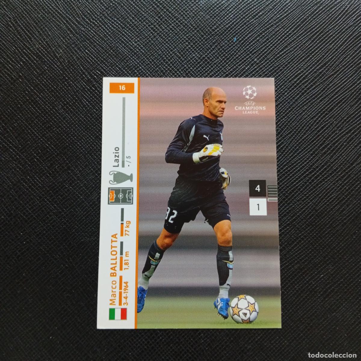 Cromos de F&uacute;tbol: 16 BALLOTTA LAZIO PANINI TRADING CARDS UEFA CHAMPIONS LEAGUE 2007 2008 - (MD2002-2) PG45
