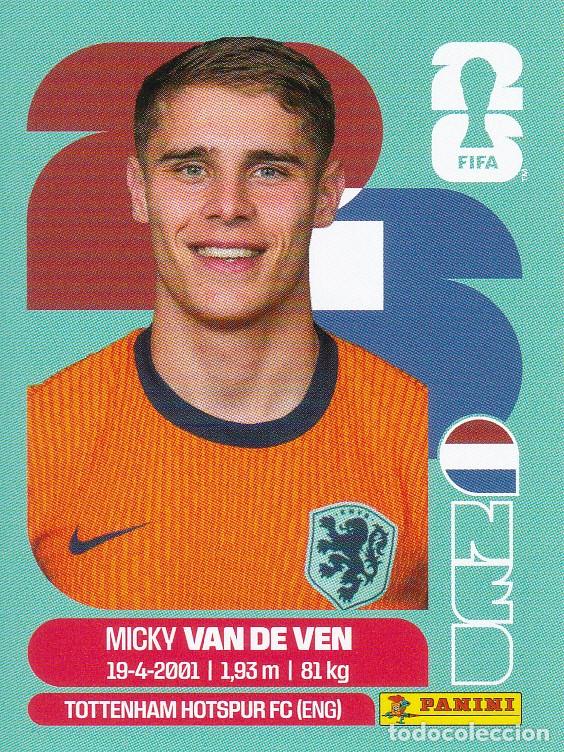 Cromos de F&uacute;tbol: FIFA WORLD CUP 2026 * VAN DE VEN N&ordm; 4 * DE PAISES BAJOS - NUEVO DE SOBRE (A-18)