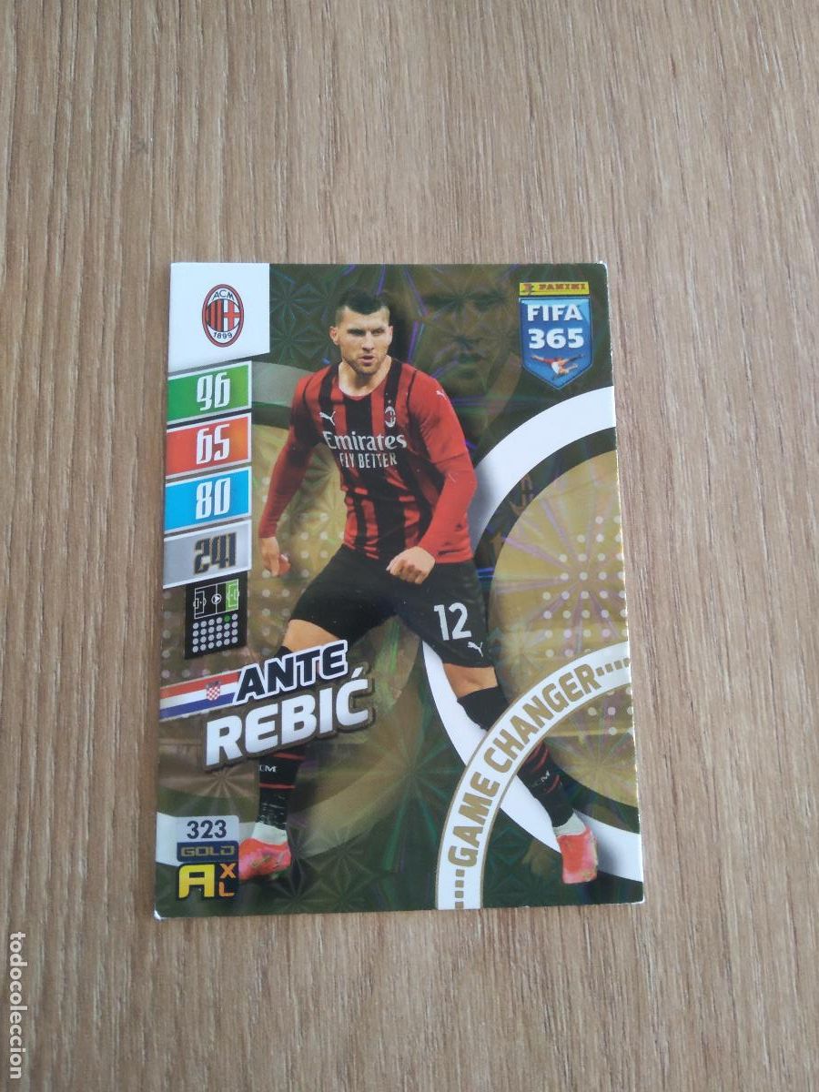 Cromos de F&uacute;tbol: 323 ANTE REBIC AC MILAN CROMO FUTBOL PANINI ADRENALYN 21-22 FIFA 365 2021-2022