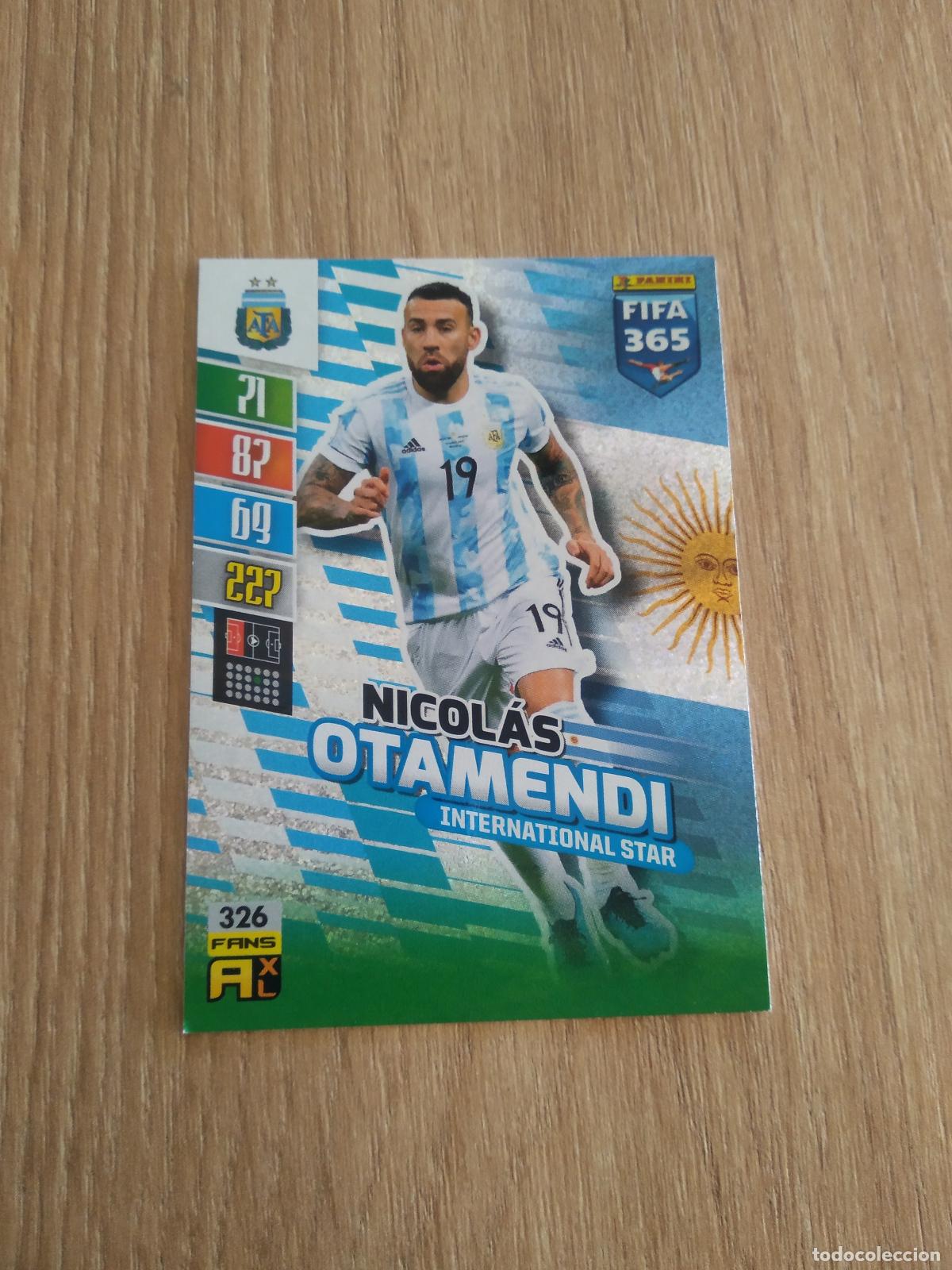 Cromos de F&uacute;tbol: 326 OTAMENDI ARGENTINA CROMO FUTBOL PANINI ADRENALYN 21-22 FIFA 365 2021-2022
