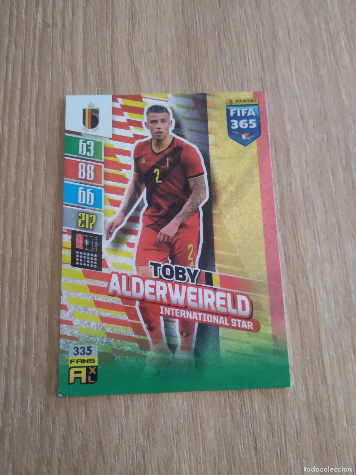 Cromos de F&uacute;tbol: 335 ALDERWEIRELD BELGICA CROMO FUTBOL PANINI ADRENALYN 21-22 FIFA 365 2021-2022