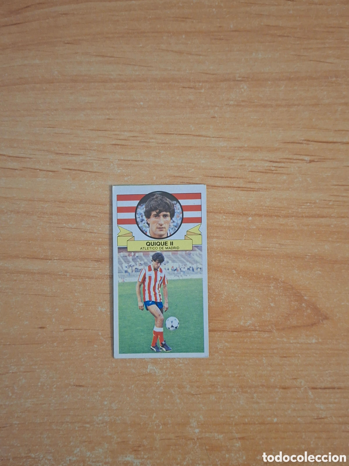 Cromos de F&uacute;tbol: Este 85 86 quique ll at Madrid doble 18 fichaje despegado ver fotos
