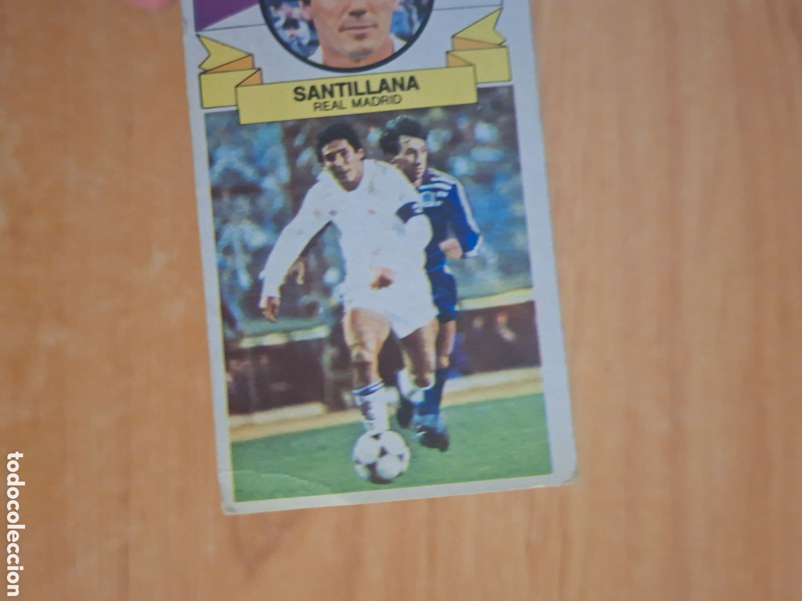 Football Stickers: Este 85 86 santillana Madrid sin publicidad despegado ver fotos