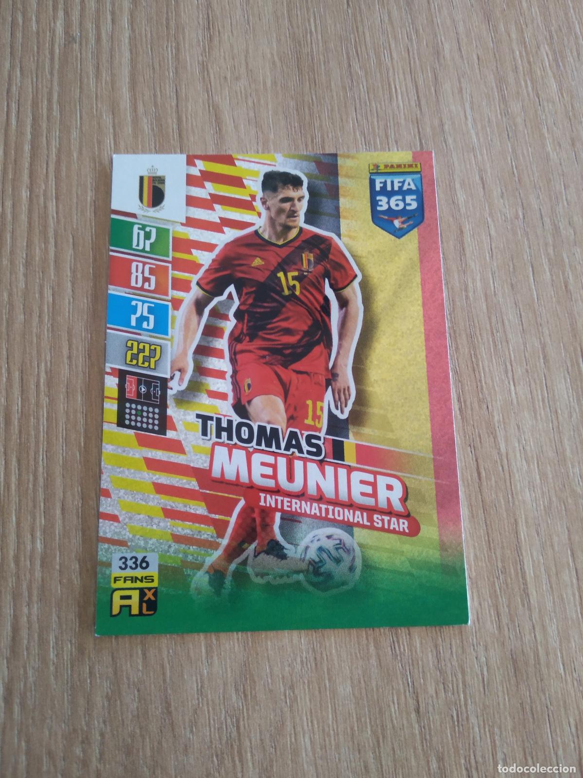 Cromos de F&uacute;tbol: 336 MEUNIER BELGICA CROMO FUTBOL PANINI ADRENALYN 21-22 FIFA 365 2021-2022