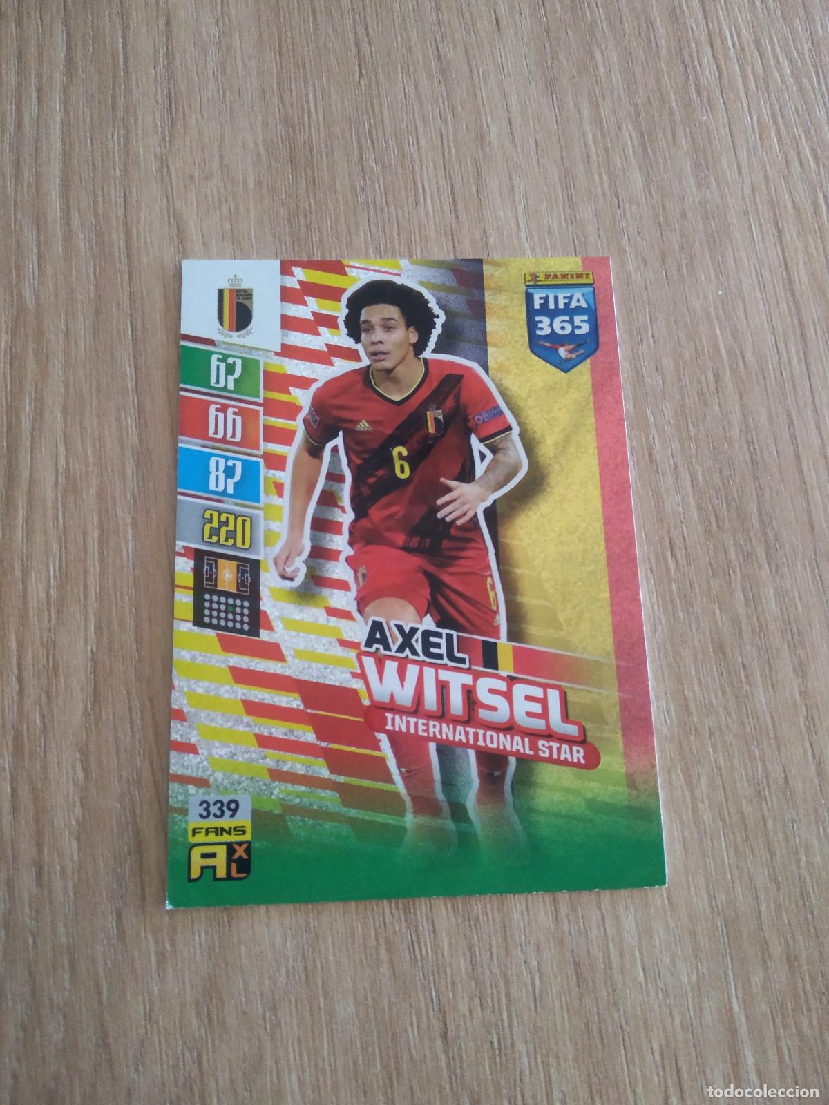 Cromos de F&uacute;tbol: 339 AXEL WITSEL BELGICA CROMO FUTBOL PANINI ADRENALYN 21-22 FIFA 365 2021-2022
