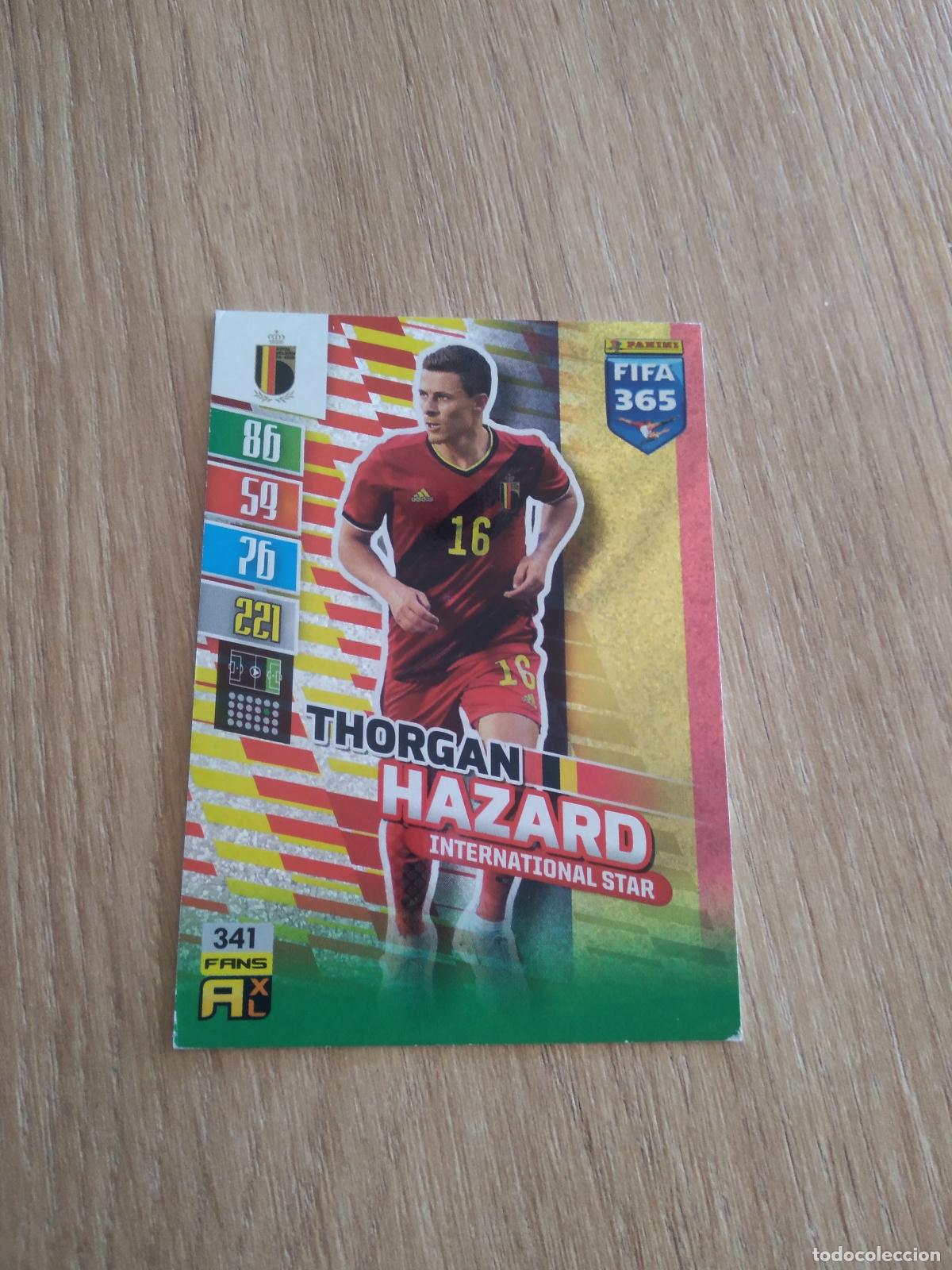 Cromos de F&uacute;tbol: 341 THORGAN HAZARD BELGICA CROMO FUTBOL PANINI ADRENALYN 21-22 FIFA 365 2021-2022