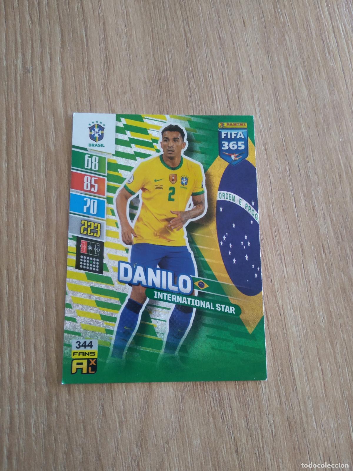 Cromos de F&uacute;tbol: 344 DANILO BRASIL CROMO FUTBOL PANINI ADRENALYN 21-22 FIFA 365 2021-2022