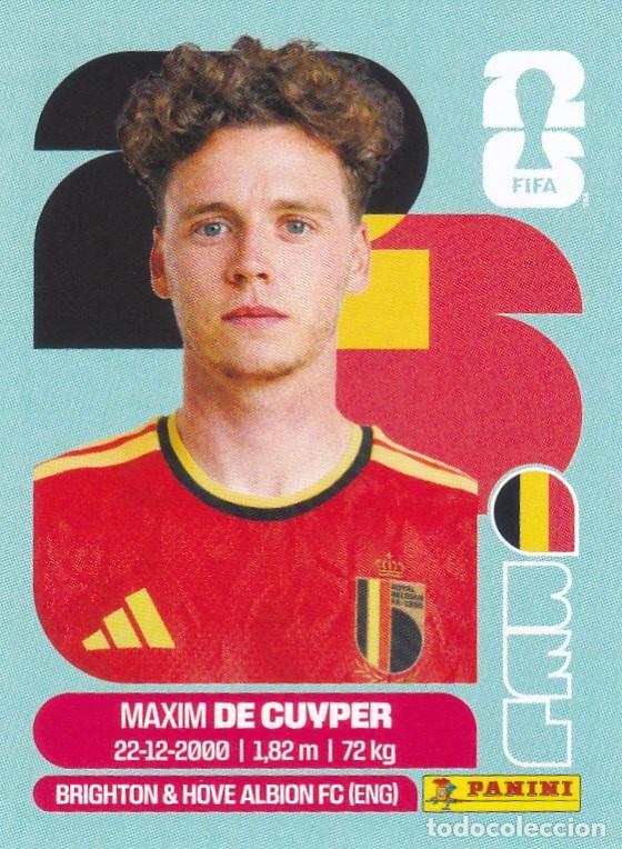 Cromos de F&uacute;tbol: FIFA WORLD CUP 2026 * DE CUYPER N&ordm; 7 * DE BELGICA - NUEVO DE SOBRE (A-18)