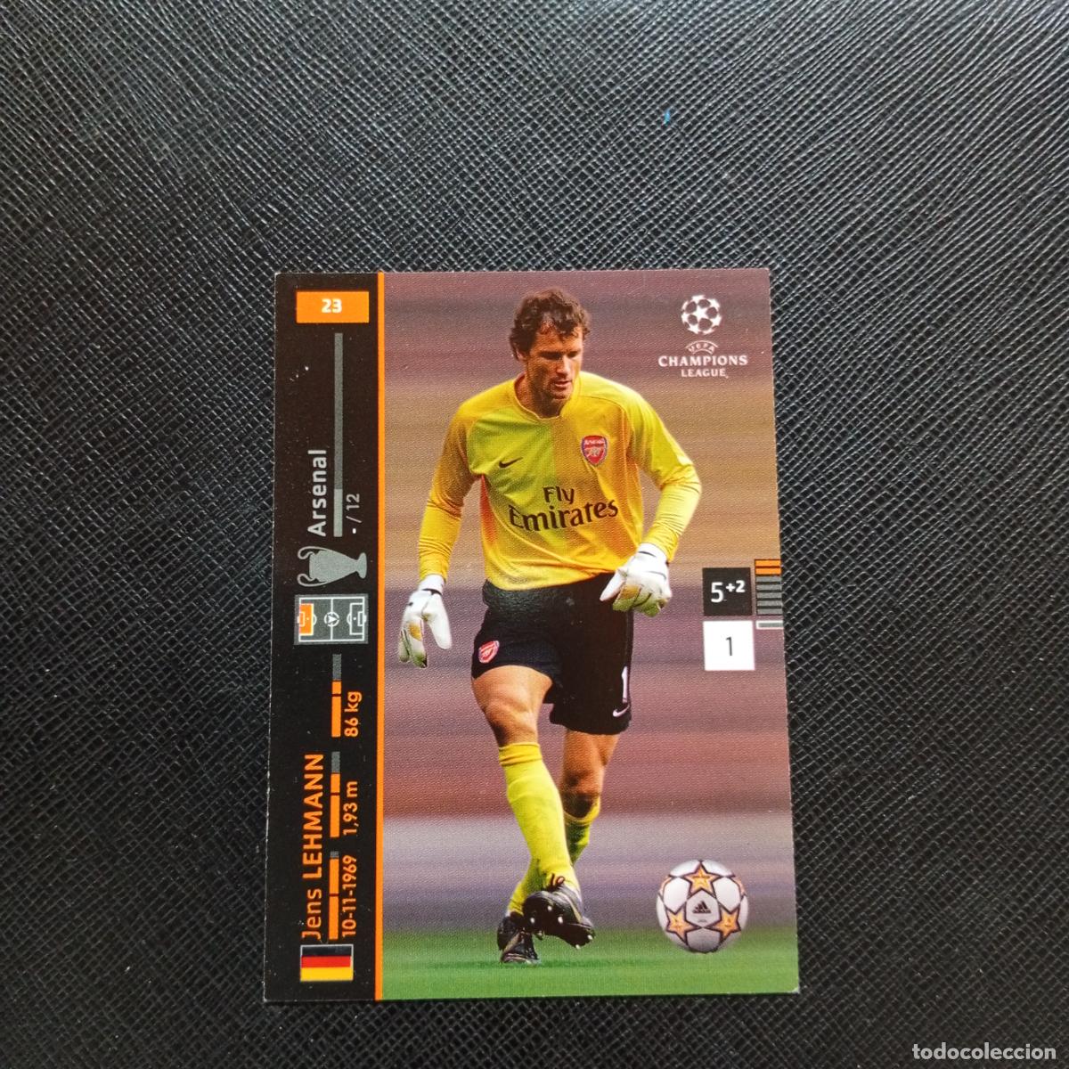 Fu&szlig;ball-Sticker: 23 LEHMANN ARSENAL PANINI TRADING CARDS UEFA CHAMPIONS LEAGUE 2007 2008 - (MD2002-2) PG46