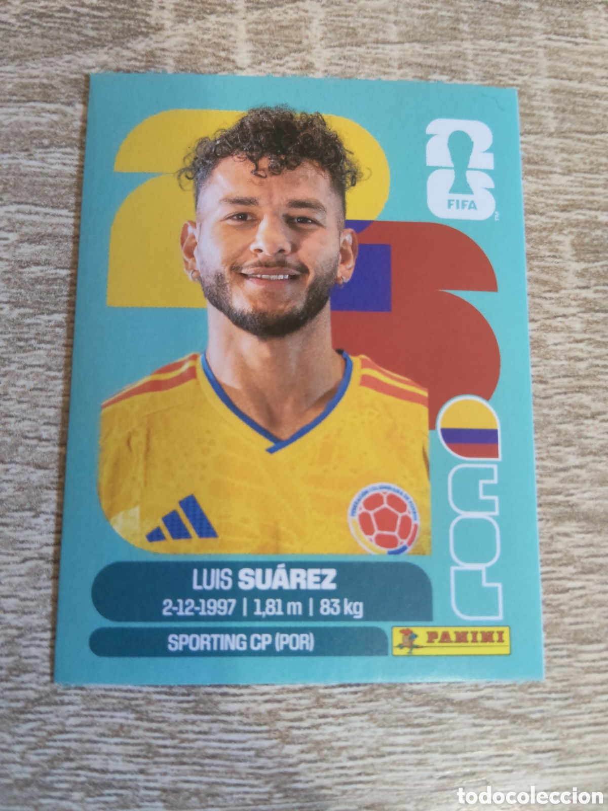 Fu&szlig;ball-Sticker: Panini mundial 2026 COL 19 Luis Su&aacute;rez Colombia