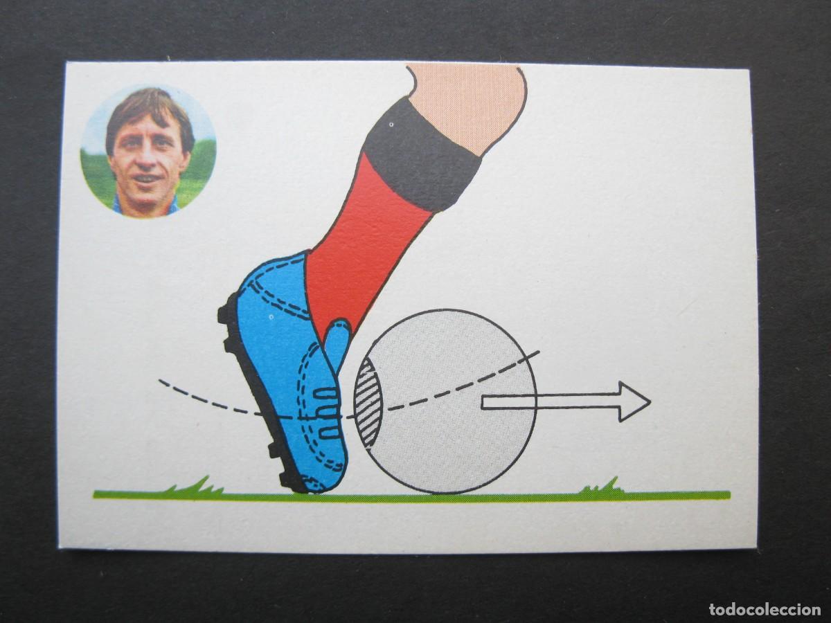 Fu&szlig;ball-Sticker: APRENDE A JUGAR A F&Uacute;TBOL CON JOHAN CRUYFF - CROMO N&ordm; 8 - GEPRODESA - NUNCA PEGADO.