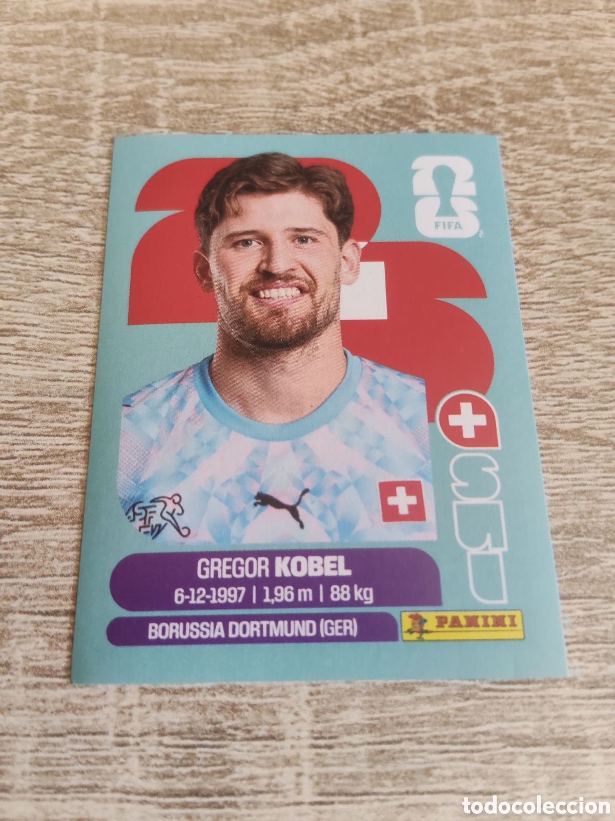 Cromos de F&uacute;tbol: Panini mundial 2026 SUI 2 Gregor Kobel Suiza