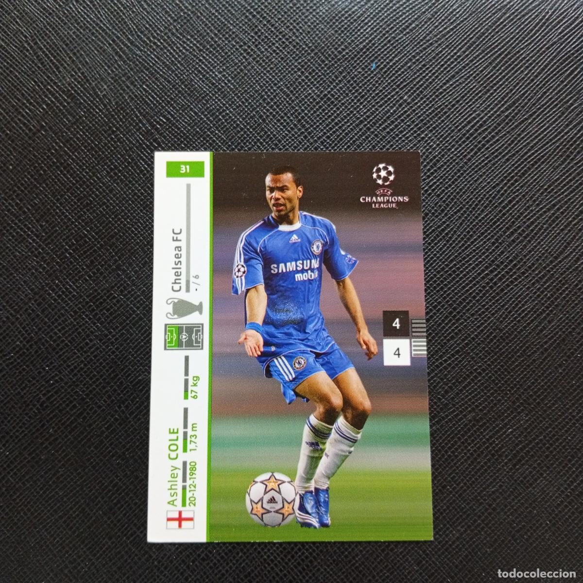 Cromos de F&uacute;tbol: 31 ASHELY COLE CHELSEA PANINI TRADING CARDS UEFA CHAMPIONS LEAGUE 2007 2008 - (MD2002-2) PG46