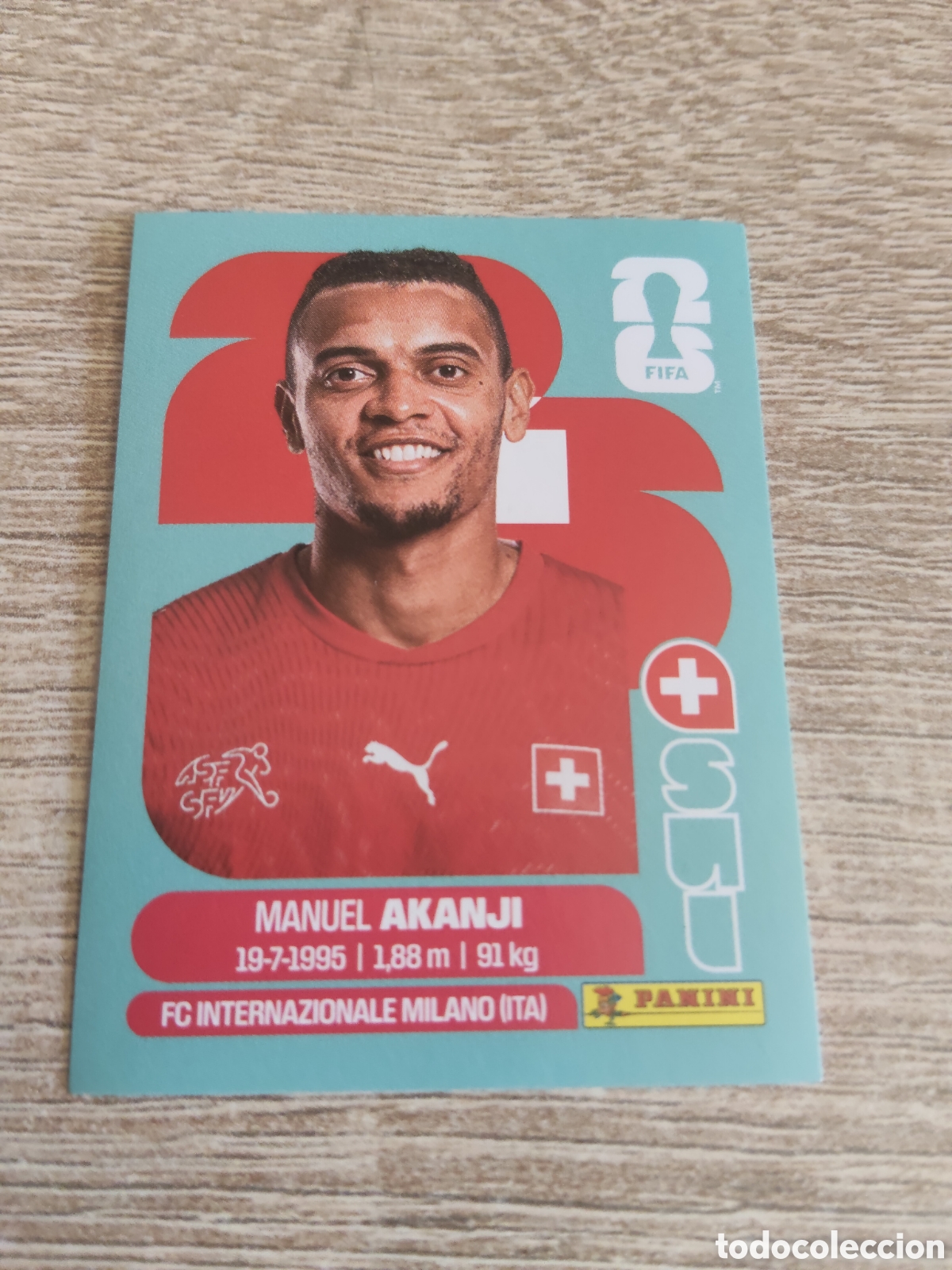 Cromos de F&uacute;tbol: Panini mundial 2026 SUI 4 Manuel Akanji Suiza