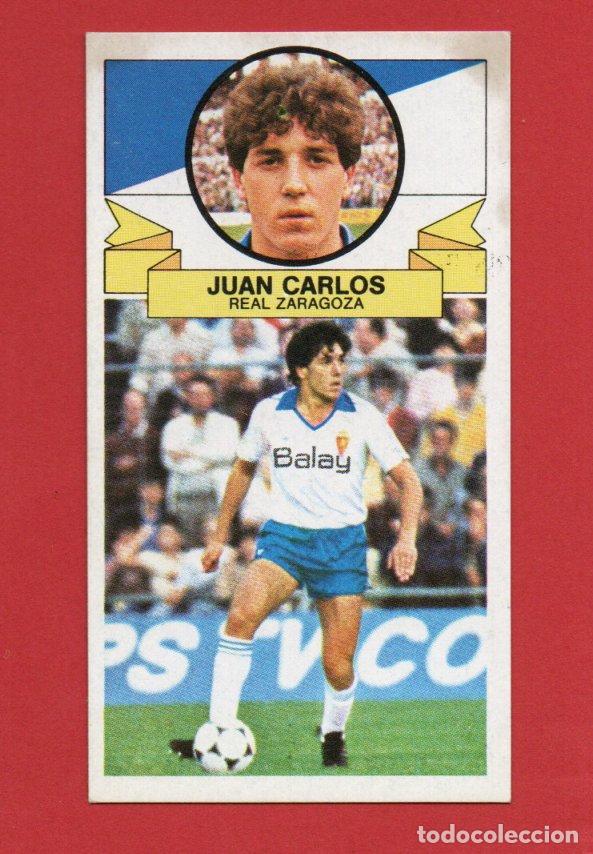 Cromos de F&uacute;tbol: ESTE 85 86 JUAN CARLOS DEL REAL ZARAGOZA SIN PEGAR ESTE 1985 1986